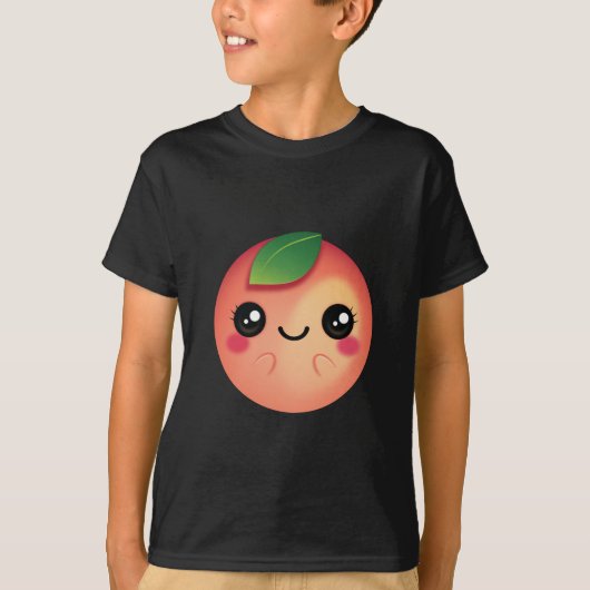 Kawaii Peach T-shirt (Voorkant)