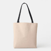 Kawaii Peach Tote Bag (Achterkant)