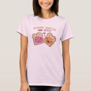 Kawaii Peanut Butter en Jelly T-Shirt