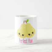 Kawaii Pear Couple Perfect Pair Funny Pun Koffiemok (Center)