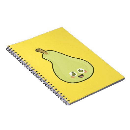 Kawaii Pear Notitieboek (Rechterzijde)