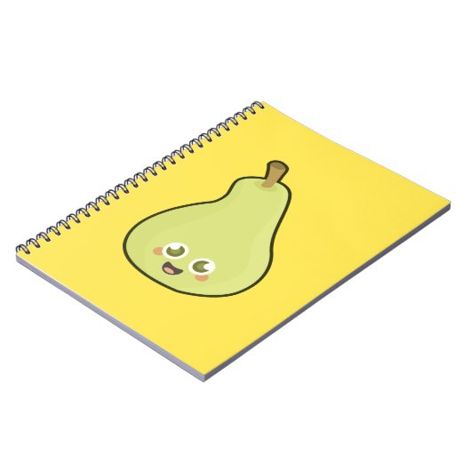 Kawaii Pear Notitieboek (Linkerzijde)