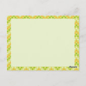 Kawaii Peas in een peul Briefkaart (Achterkant)