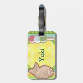 Kawaii Penguin Bagagelabel (Achterkant verticaal)