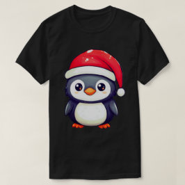 Kawaii Penguin Dragen van een Gezellige Kerstman H T-shirt