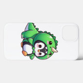 Kawaii Penguin in Dino Vermomming Case-Mate iPhone Case (Achterkant (horizontaal))
