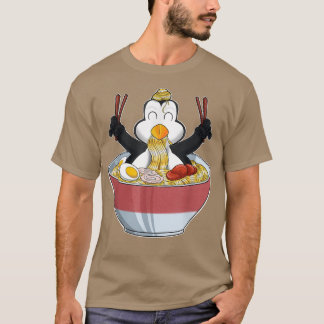 Kawaii Penguin Japans Ramen Noodles I Otaku Anim T-shirt