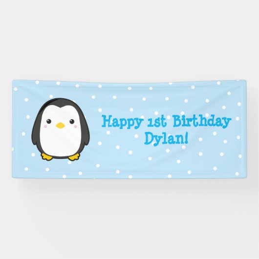 Kawaii Penguin Spandoek (Horizontaal)