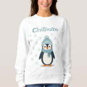 Kawaii Penguin T-shirt – Chillioze Winter T-shirt (Voorkant)