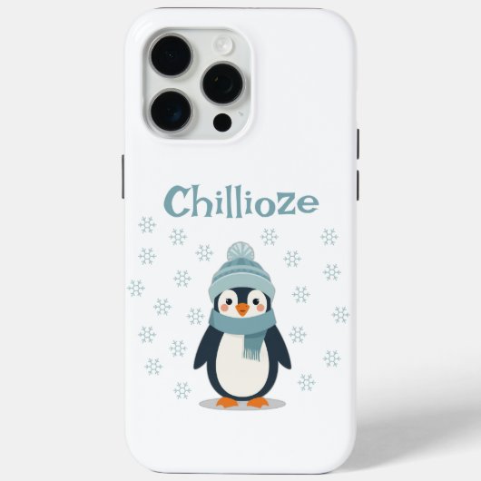 Kawaii Penguin Telefoonhoes – Schattige Winter Hoe Case-Mate iPhone Case (Achterkant)