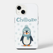 Kawaii Penguin Telefoonhoesje – Chillioze Schattig iPhone Hoesje (Achterkant)