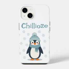Kawaii Penguin Telefoonhoesje – Chillioze Schattig iPhone 14 Hoesje