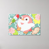 Kawaii Penguins Canvas Afdruk (Voorkant)