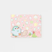 Kawaii Penguins en Wagashi Post-it® Notes (Voorkant)