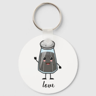 Kawaii Pepper Shaker: Liefde (eeuwig) Sleutelhange Sleutelhanger