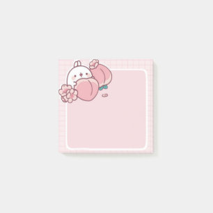 kawaii perzikenbloem Sakura roze konijntje schatti Post-it® Notes