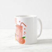kawaii perzikmelk koffiemok (Voorkant rechts)