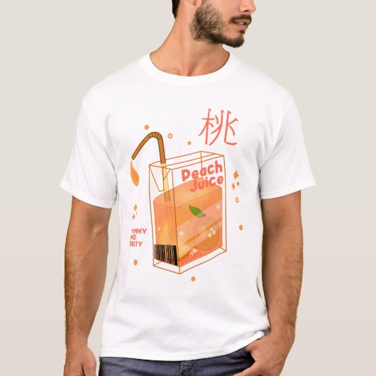 kawaii perziksap t-shirt (Voorkant)