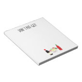 Kawaii Pho Don't Pho-Get Punny Noodles Notitieblok (Schuin)