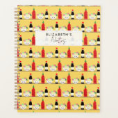 Kawaii Pho Noodles Asian Food Custom Planner (Voorkant)
