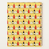 Kawaii Pho Noodles Asian Food Custom Planner (Achterkant)