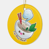 Kawaii Pho Real Keramisch Ornament (Links)