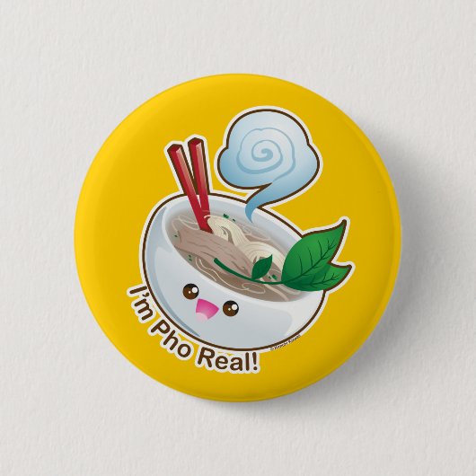 Kawaii Pho Real Ronde Button 5,7 Cm (Voorkant)
