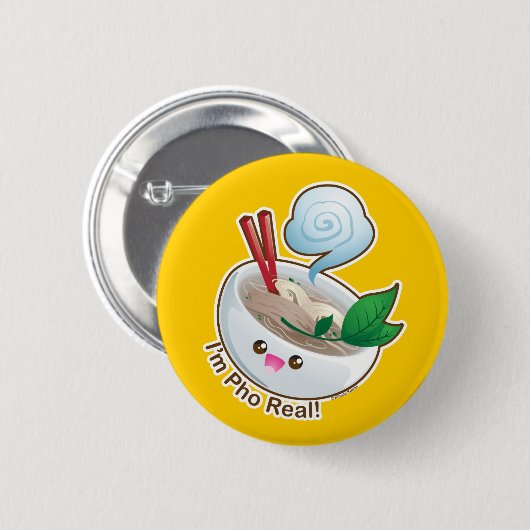 Kawaii Pho Real Ronde Button 5,7 Cm (Voorkant /achterkant)
