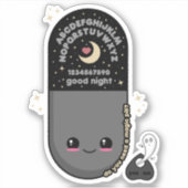 Kawaii Pil Spirit's Bord  Sticker (Voorkant)