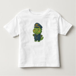 Kawaii PilotDinosaur – Cute Dino Jobs Kinder Shirts