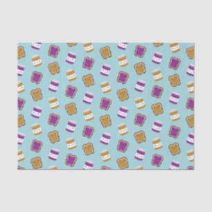 Kawaii Pindakaas & Jam Sandwich Koppel Tissuepapier