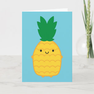 Kawaii Pineapple Kaart