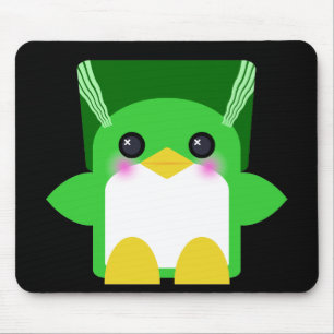 Kawaii Pinguïn Bruid Van Frankenstein Muismat