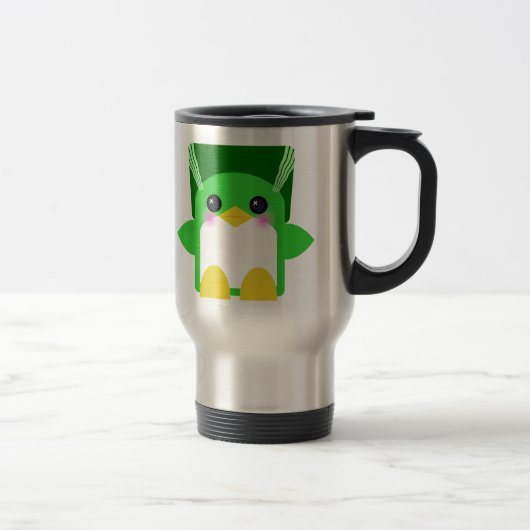 Kawaii Pinguïn Bruid Van Frankenstein Reisbeker (Rechts)