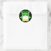 Kawaii Pinguïn Bruid Van Frankenstein Ronde Sticker (Tas)