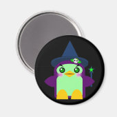 Kawaii Pinguïn Heks Magneet (Voorkant / Achterkant)