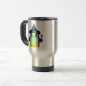 Kawaii Pinguïn Heks Reisbeker (Voorkant links)