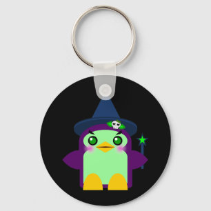 Kawaii Pinguïn Heks Sleutelhanger