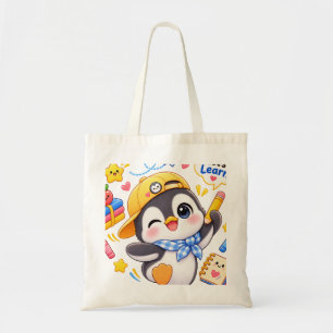 Kawaii Pinguïn Leren Terug Naar School Tas