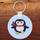Kawaii pinguin sleutelhanger (Voorkant)