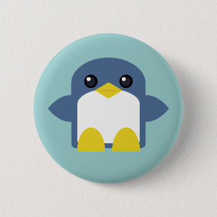 kawaii pinguïn sweety tweety ronde button 5,7 cm