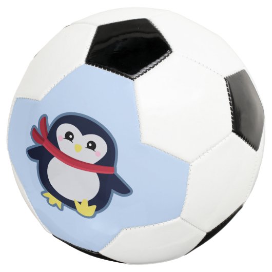 Kawaii pinguin voetbal (Drie kwart)