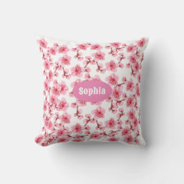 kawaii pink cherry blossoms kussen