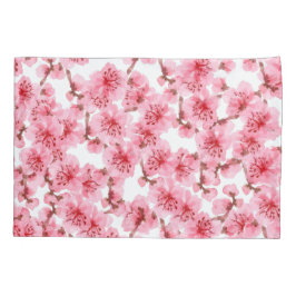 kawaii pink cherry blossoms kussensloop