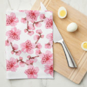 kawaii pink cherry blossoms theedoek (Quarter Fold)