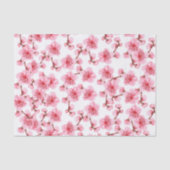 kawaii pink cherry blossoms tissuepapier (Voorkant)