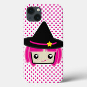 Kawaii Pink Haire Witch Air Case (Achterkant)