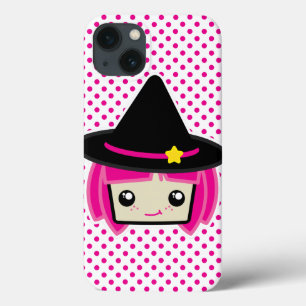 Kawaii Pink Haire Witch Air Case