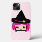 Kawaii Pink Haire Witch Air Case (Achterkant)