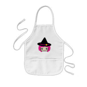 Kawaii Pink Haire Witch Apron Kinder Schort